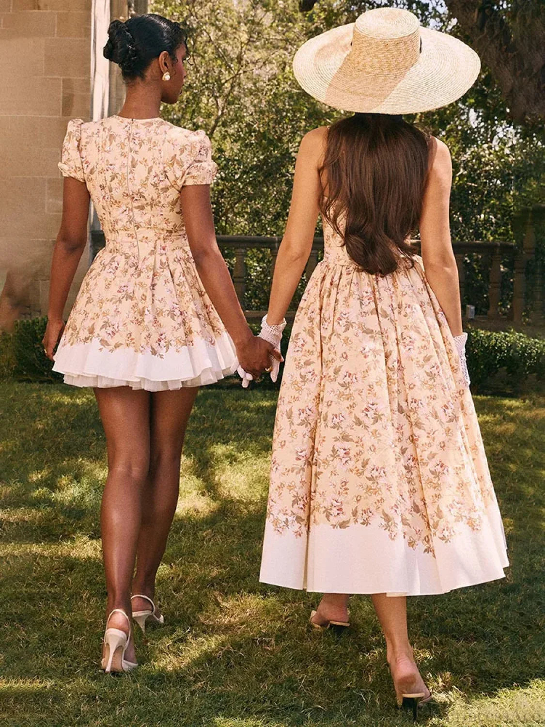 Print Waist Wrap A-line Vacation Dress vacationdress-250223