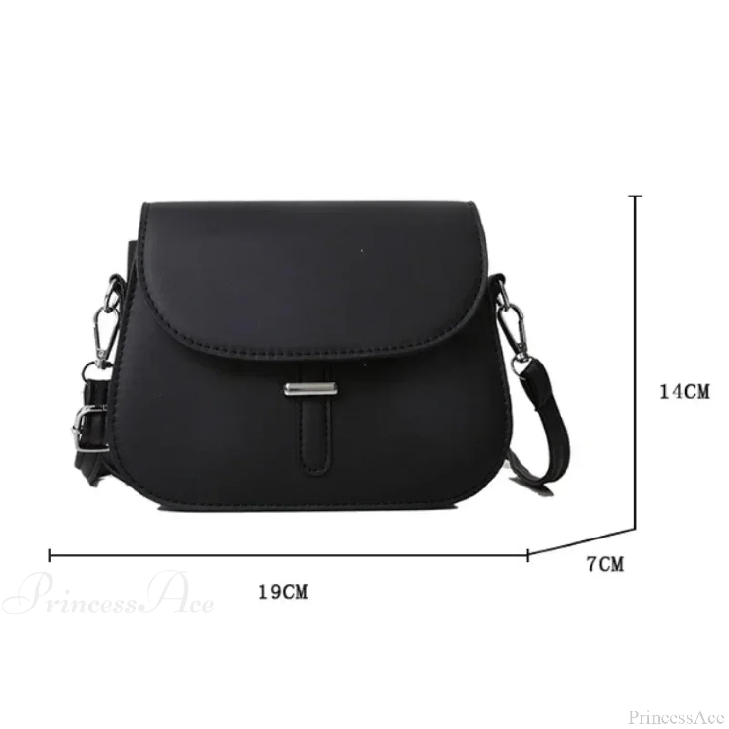 PU Leather Saddle Crossbody Shoulder Bag shoulder-250126