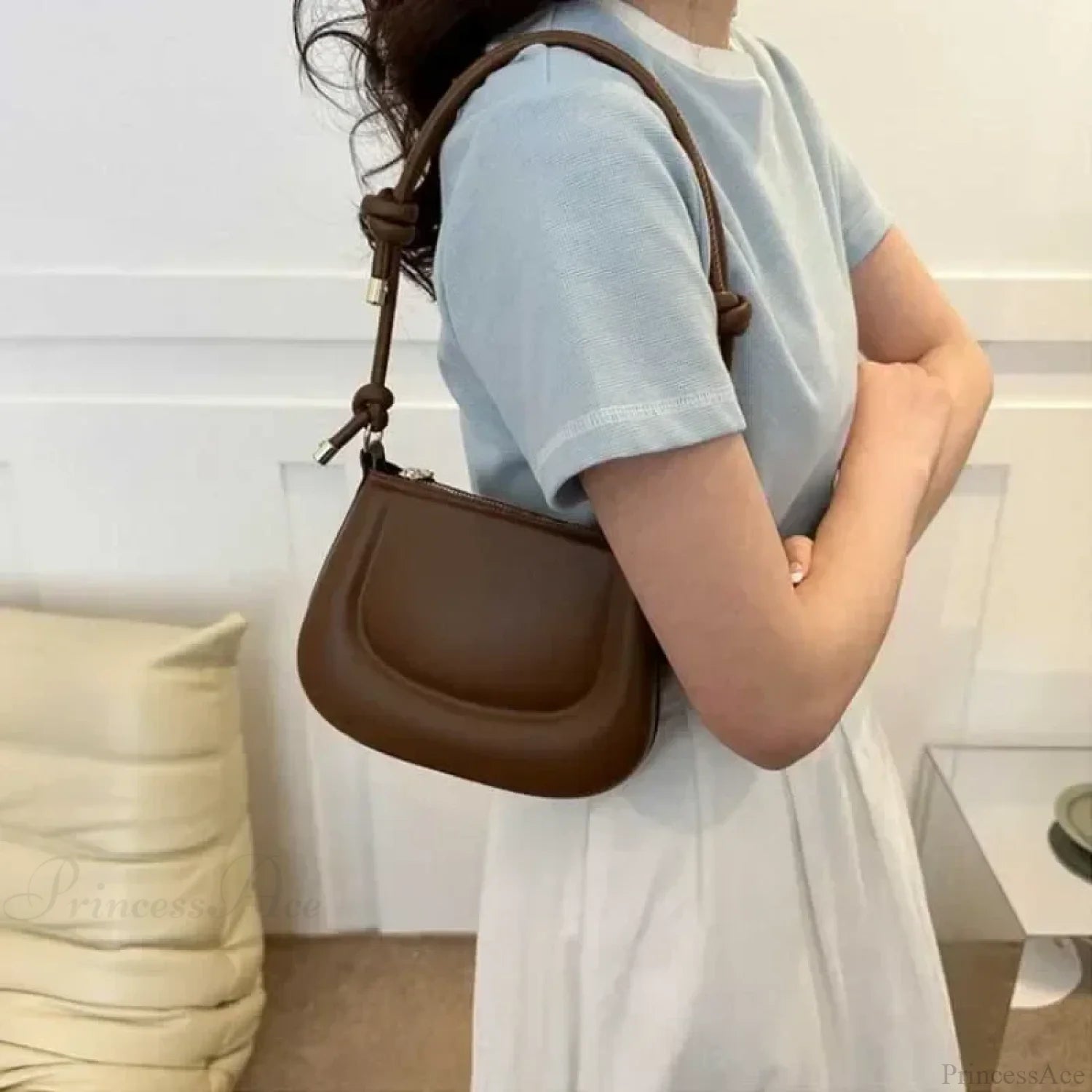 Purple Retro PU Leather Crossbody Shoulder Bag shoulder-250126