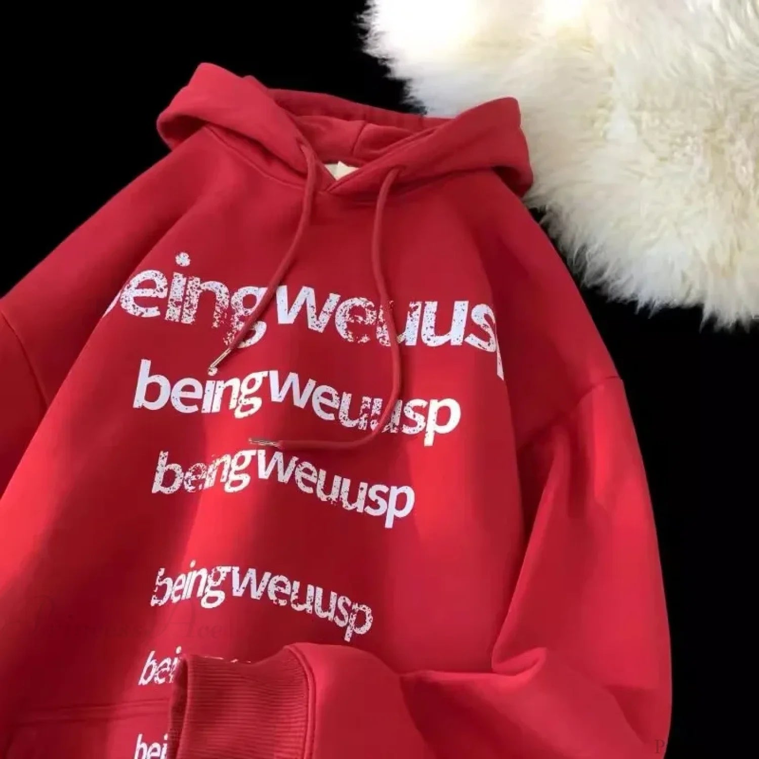 Retro Harajuku Letter Design Oversized Hoodie