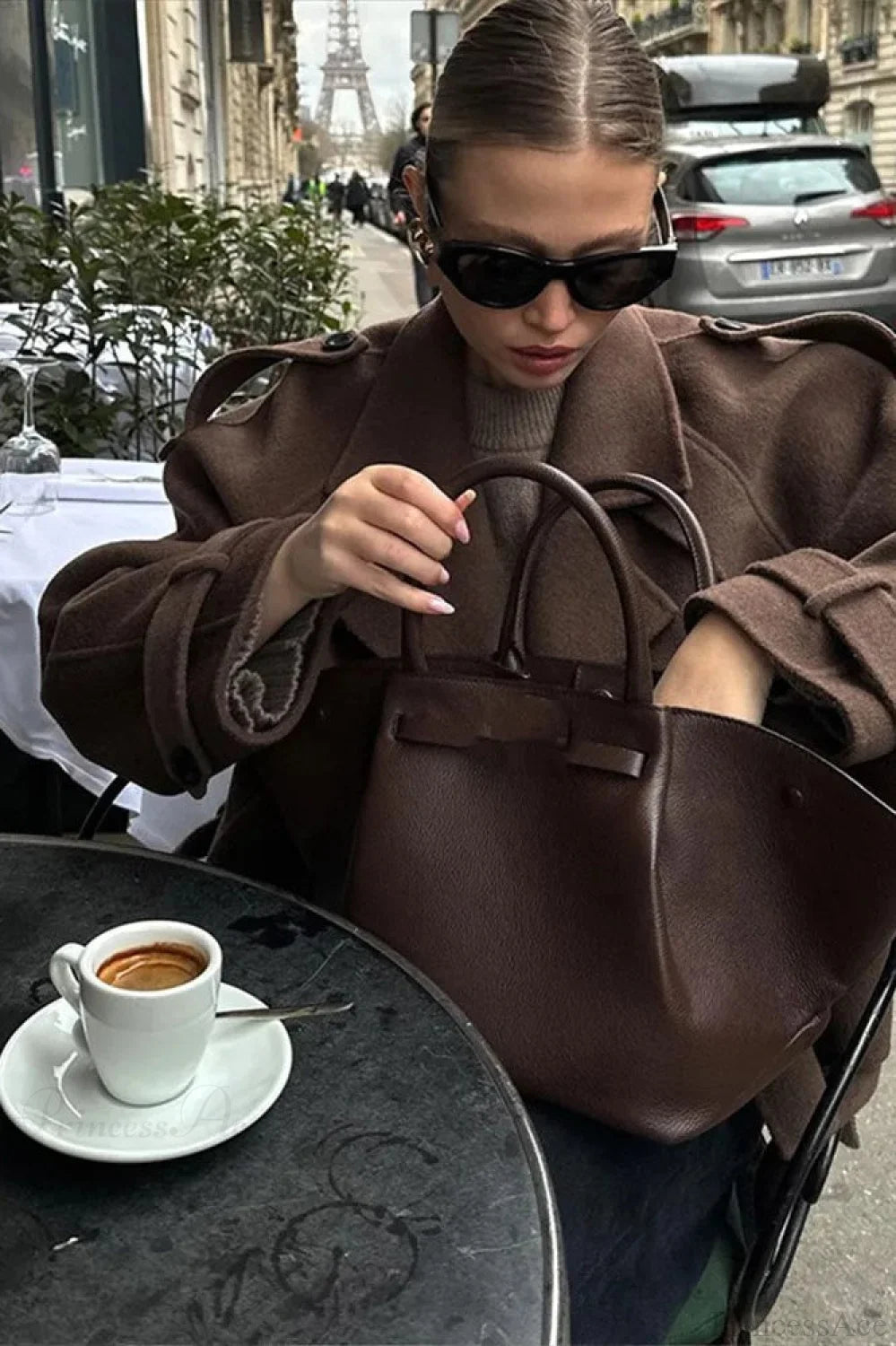 Retro Lapel Woolen Coat