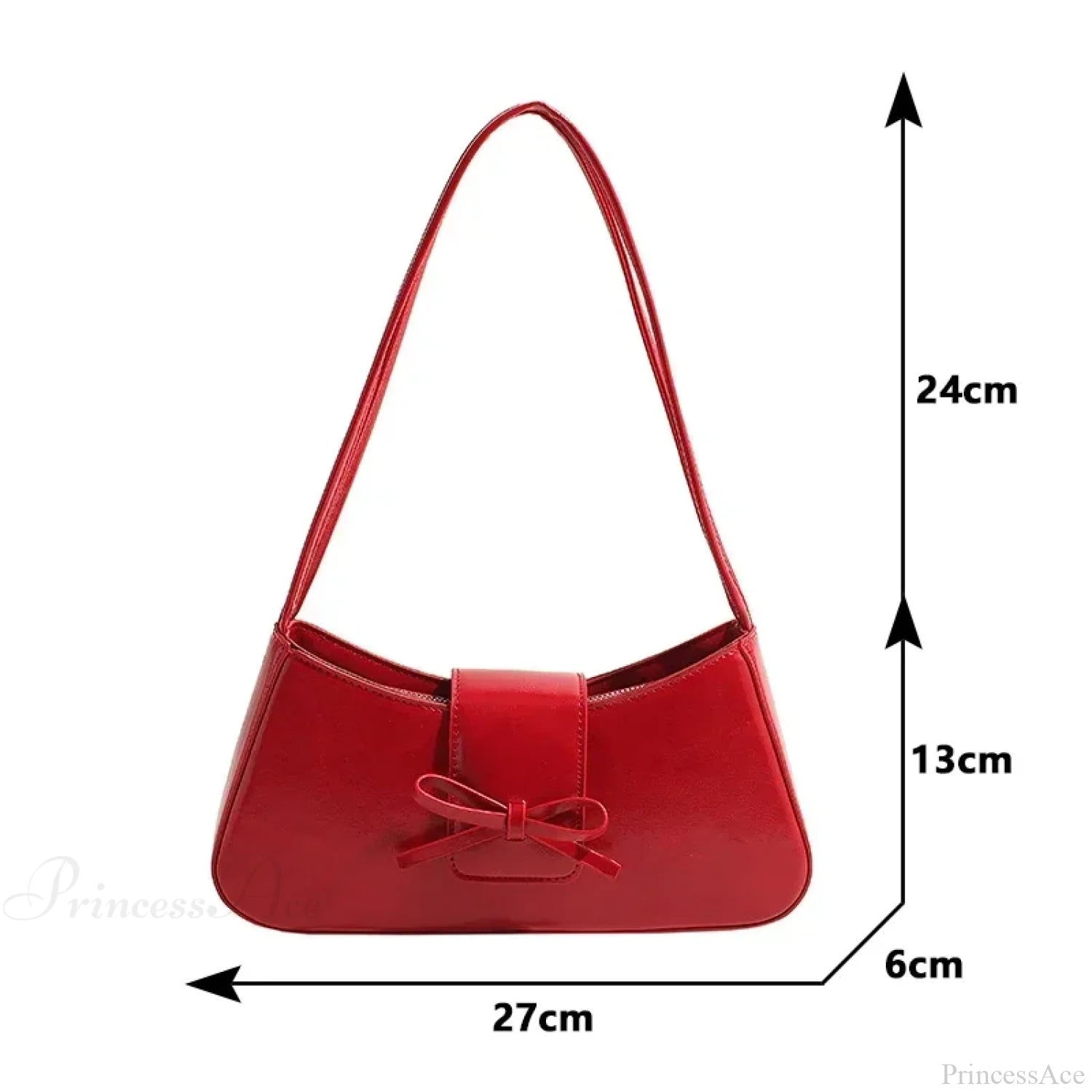 Retro Spring PU Leather Underarm Shoulder Bag shoulder-250126