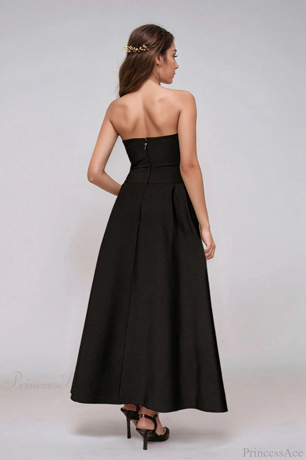 Rhinestone Beaded Off-the-Shoulder Fitted Bodycon Wedding Dress