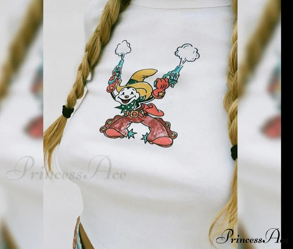 Rodeo Elegant Clown Tee Top