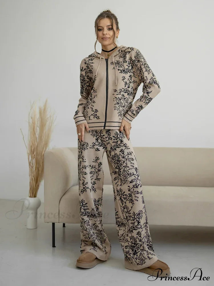 Romana Knitted Stylish Two Piece Set