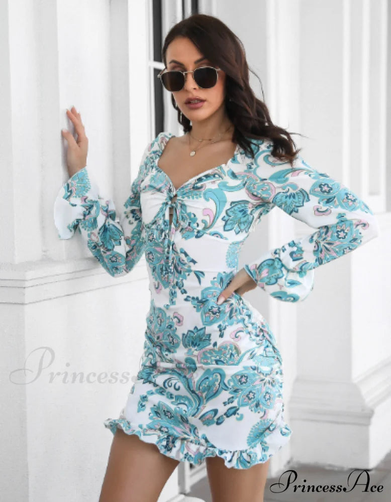 Ruffled Skirt With Printed Word Collar Xl / Black