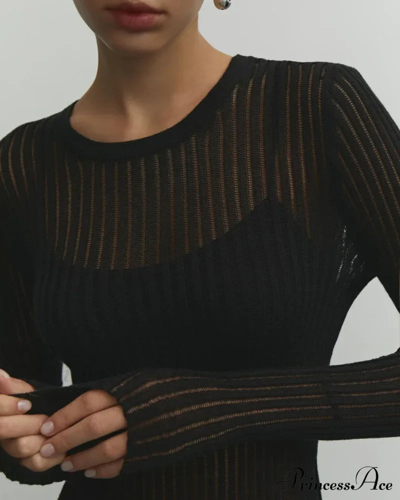 Sabrina Elegant Blouse Black / S Shirts & Tops