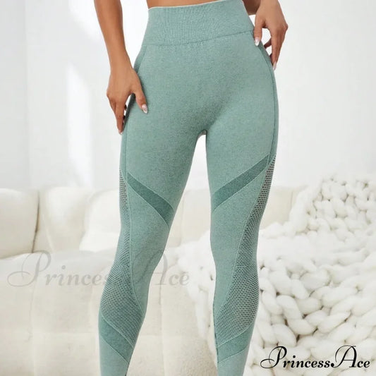 Seamless Fitness Hollow Out High Waist Yoga Legging
