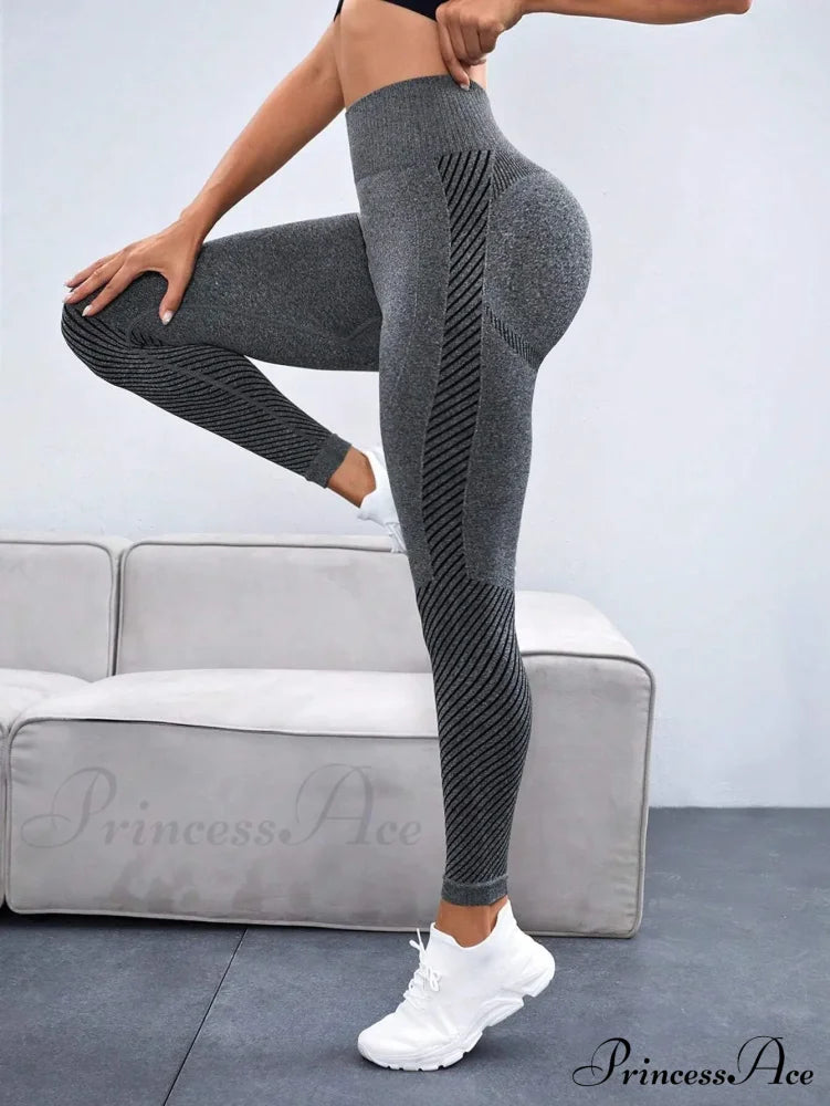 Seamless Waist Fitness Scrunch Butt Athletic Legging