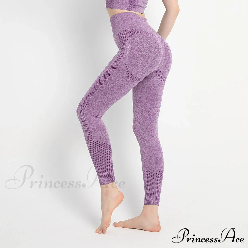 Seamless Workout Legging Light Purple / S