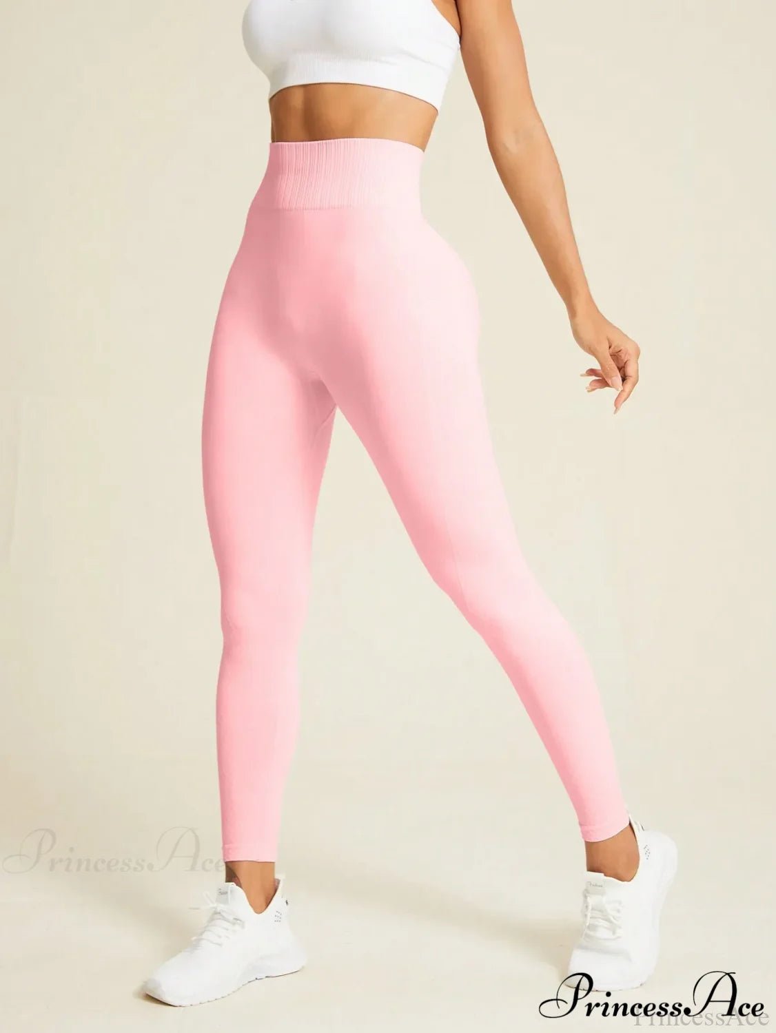 Seamless Yoga Sports Stretchy High Waist Fitness Sports Activewear Leggings