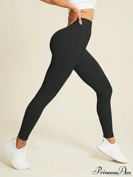 Seamless Yoga Sports Stretchy High Waist Fitness Sports Activewear Leggings