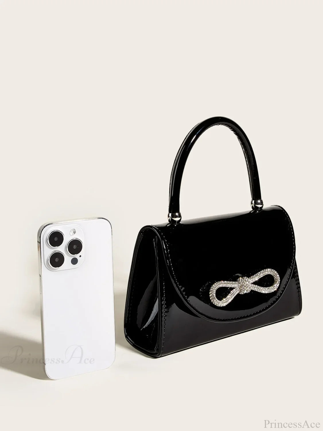 Sequin Crystal Evening Clutch Wedding Bag Black clutchbag-250126