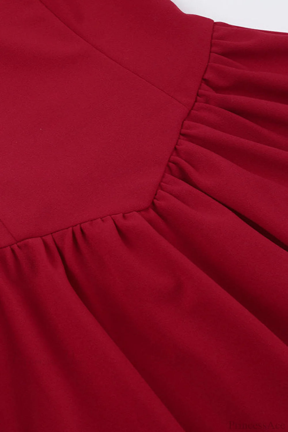 Sexy U Neck Spaghetti Strap Waist Cinching A Line Mini Dress