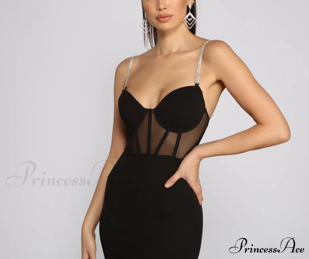 She’s A Gem Charming Crepe Mini Dress Club Dresses