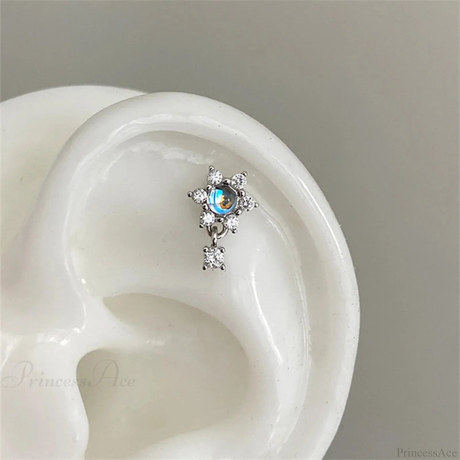 Shiny Saturn 316L Stainless Steel Stud Earring color13