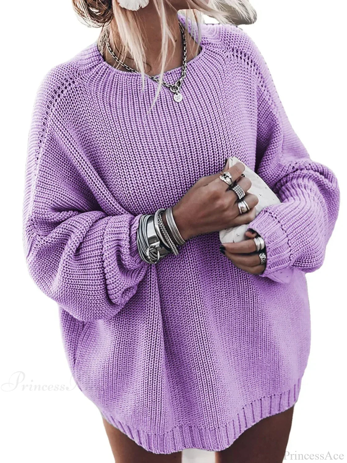 Simple Knit Elastic Winter Sweater