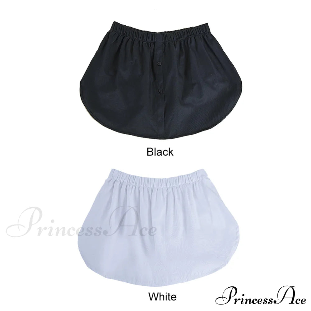 Skirts High Hoodies Extender Sweaters Slips Elastic Half Womens Waist Split Hemline