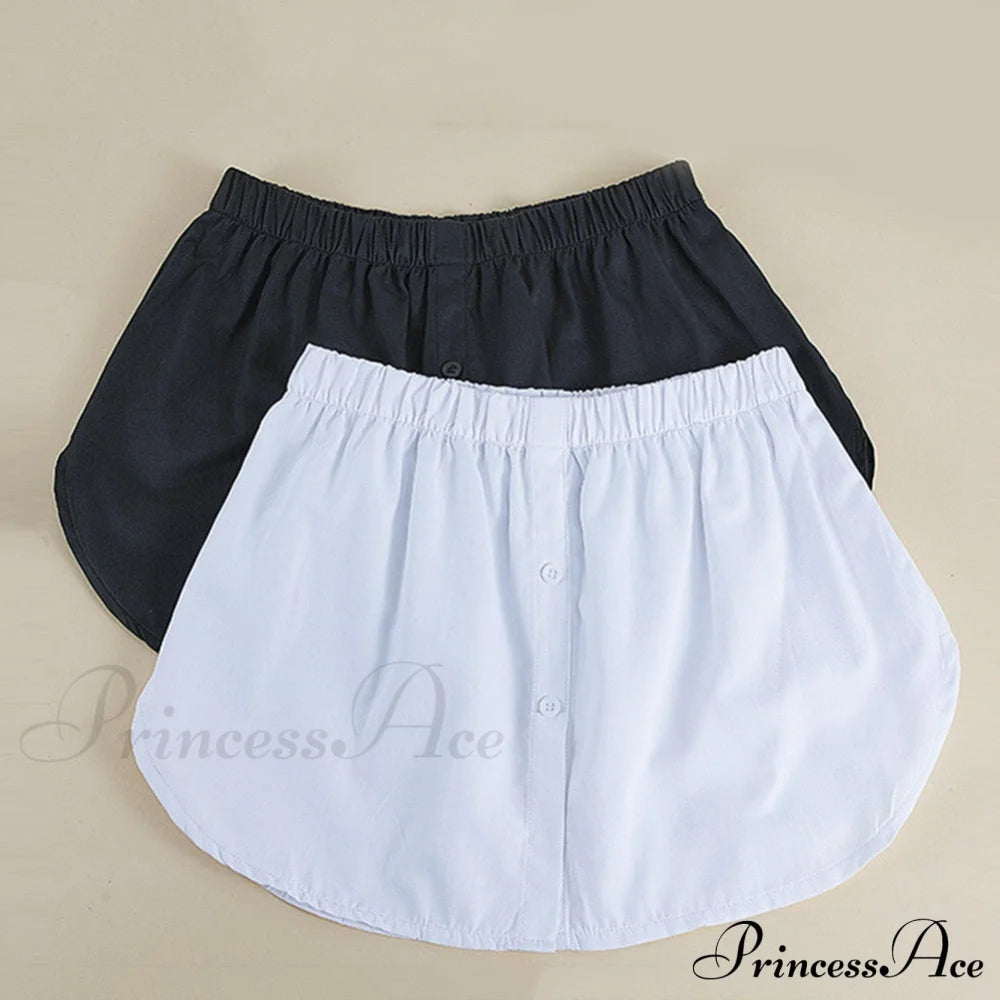 Skirts High Hoodies Extender Sweaters Slips Elastic Half Womens Waist Split Hemline