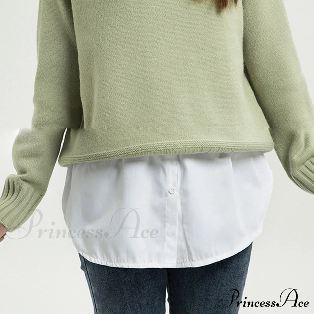 Skirts High Hoodies Extender Sweaters Slips Elastic Half Womens Waist Split Hemline