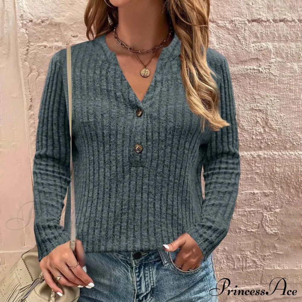 Casual Solid Color Blouse Army Green best Best Sellings clothes Plus Size Sale tops Topseller