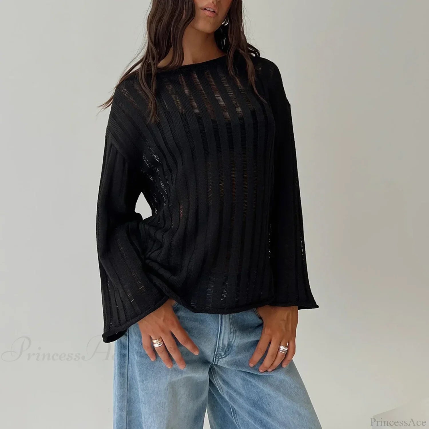 Solid Color Loose Warm Sweater