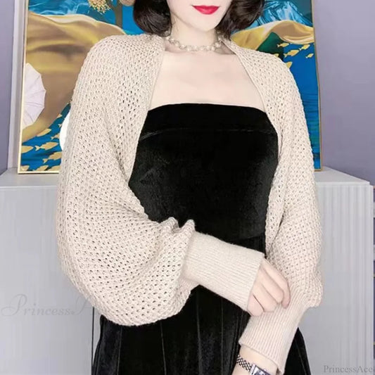 Solid Color Thin Sunscreen Korean Style Long Knit Cardigan cardiagn-250126