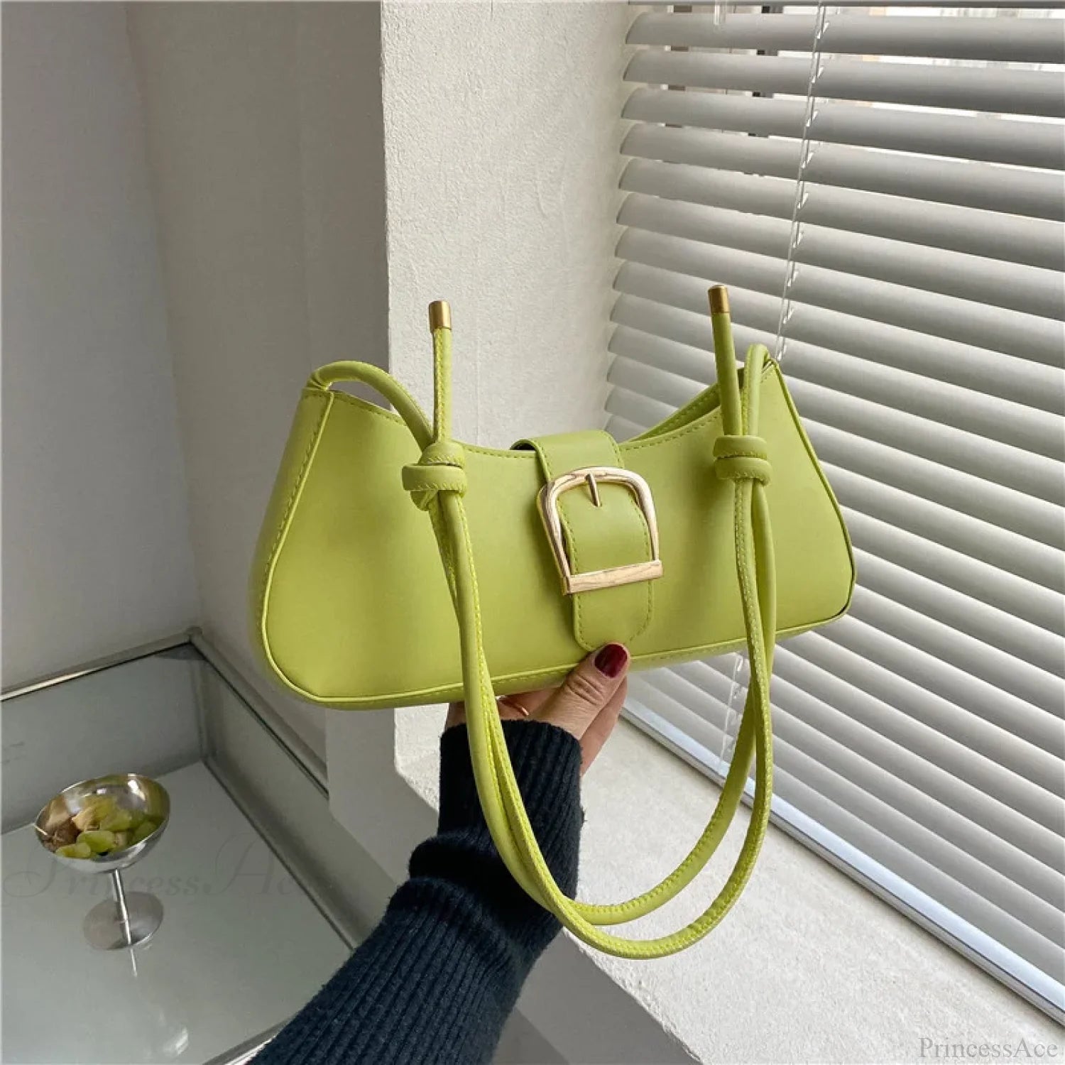 Solid Color Trendy Small Shoulder Bag shoulder-250126