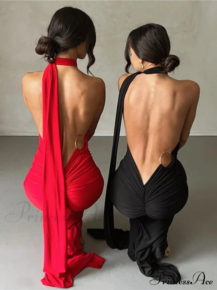 Sophisticated Black Gala Dress With Asymmetrical Neckline M /