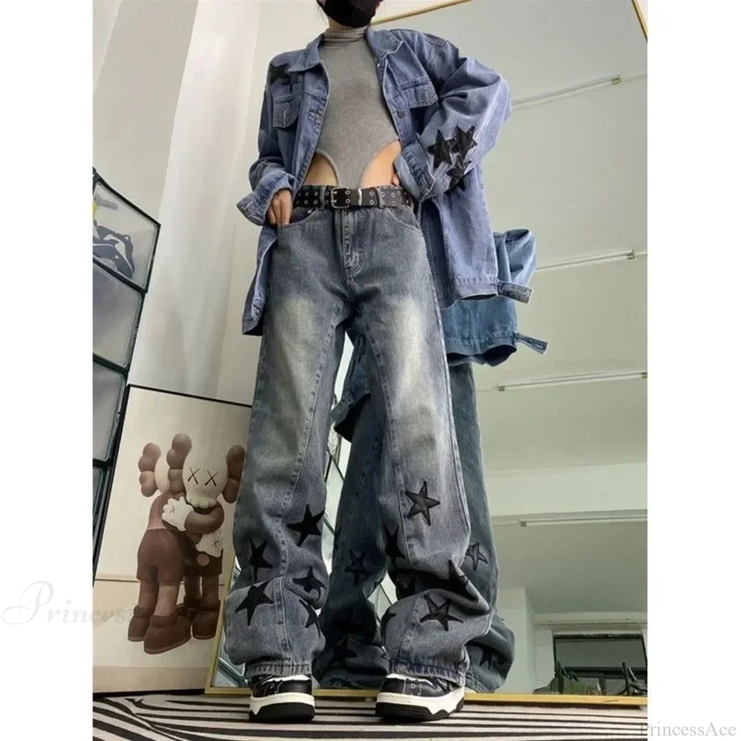 Star Girls Vintage Denim Pants