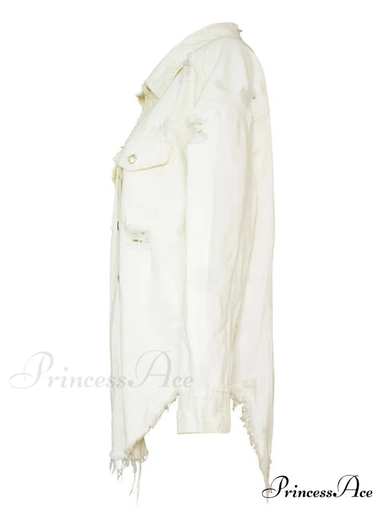 Star Jacket With Denim Pockets