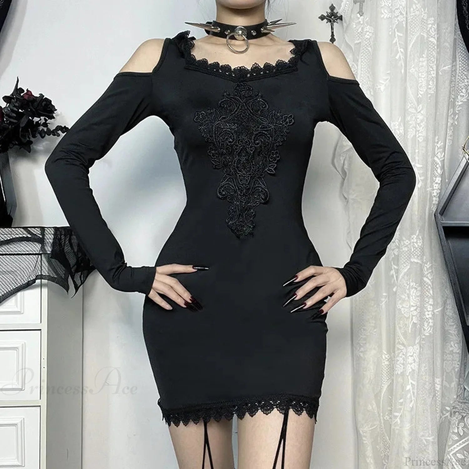 Stitched Hooded Small Dress