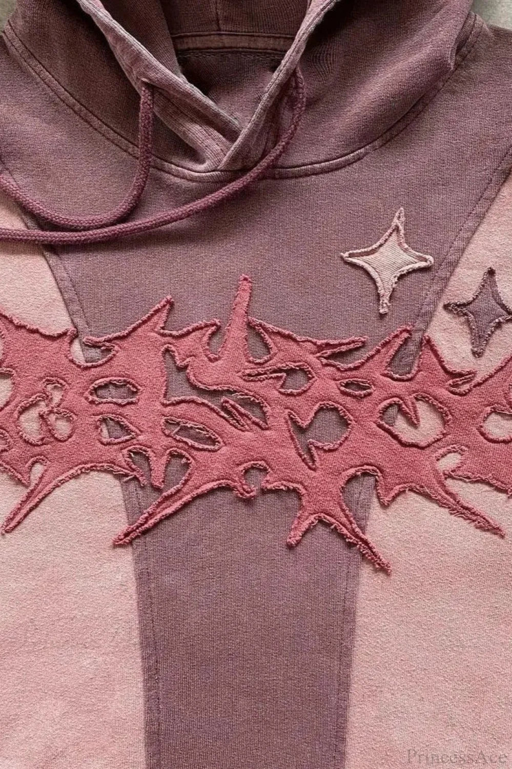 Street Y2K Collage Loose Hoodie