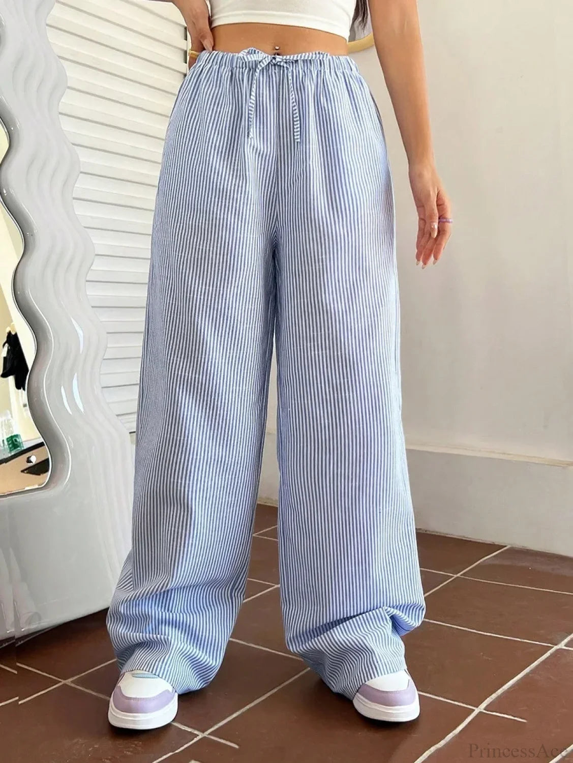 Striped Casual School Season Daily Wear Pant pant-250223