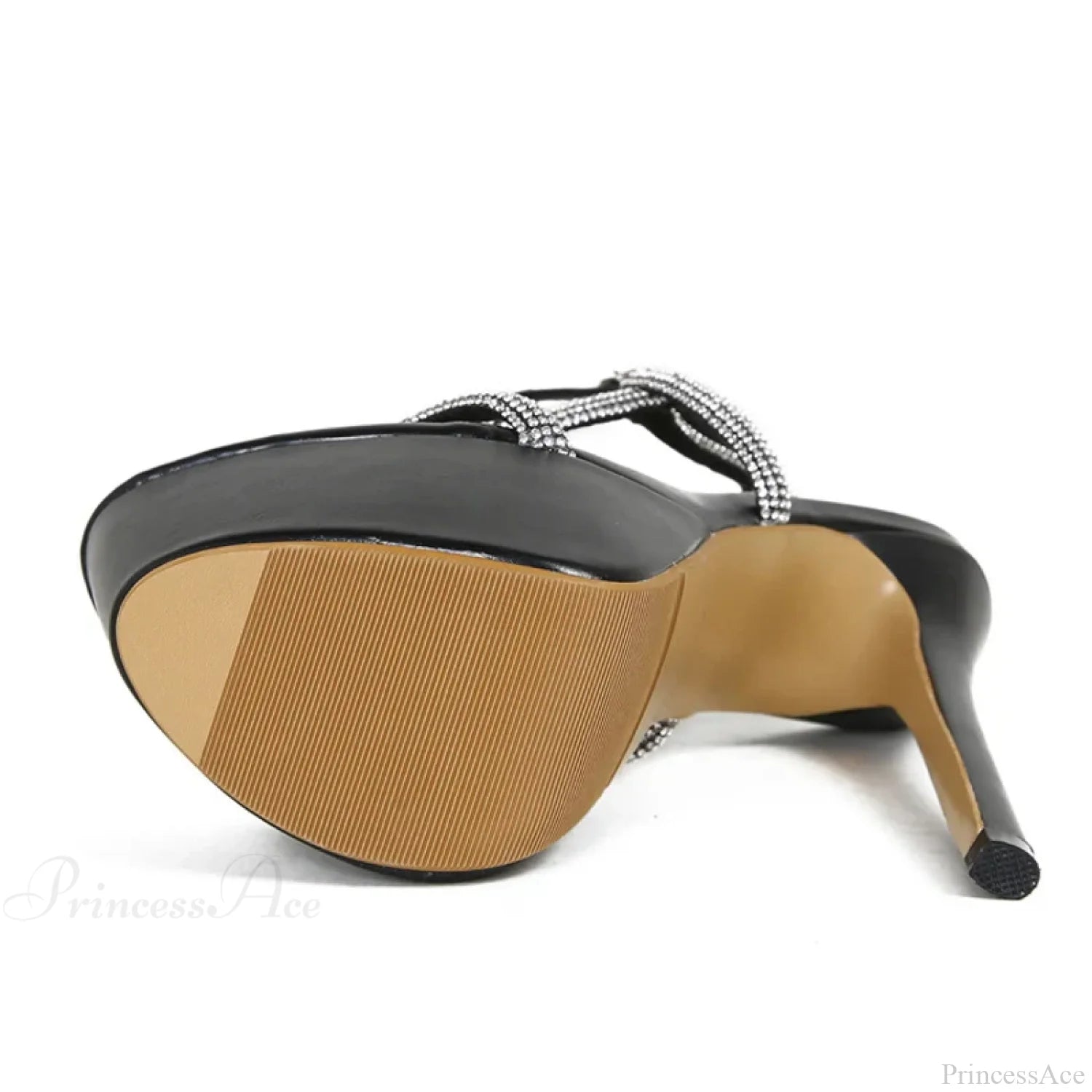 Summerfashion Rhinestone Narrow-Band Sexy Open-Toe Platform High-Heels 16Cm Stiletto Party Stripper