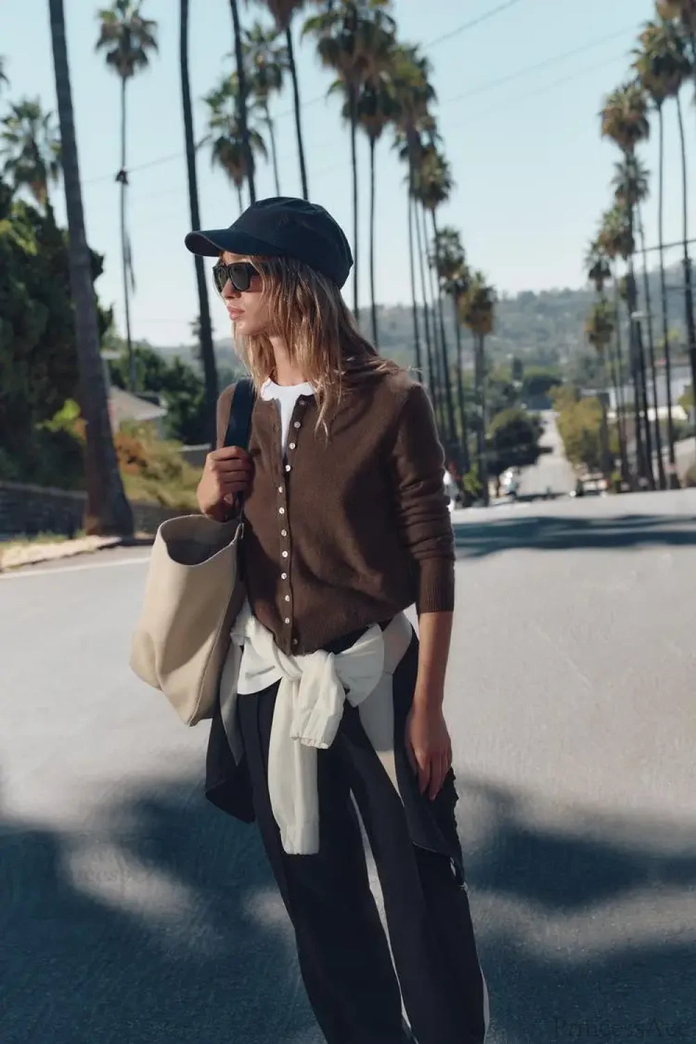 Sweet Pink Round Neck Short Cardigan