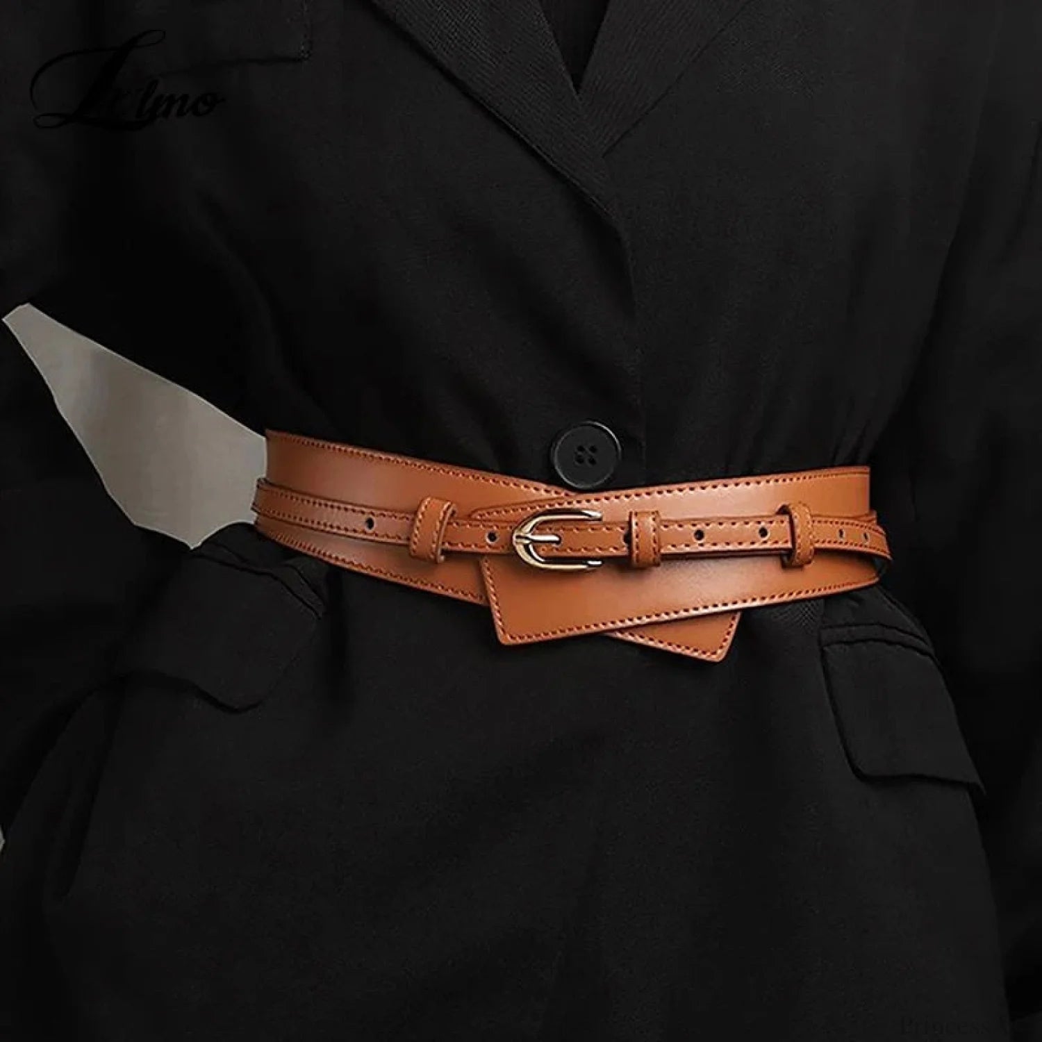 Synonyms: Gothic - medieval Leather - hide Pin - peg Buckle - clasp PU medieval hide peg clasp Belt