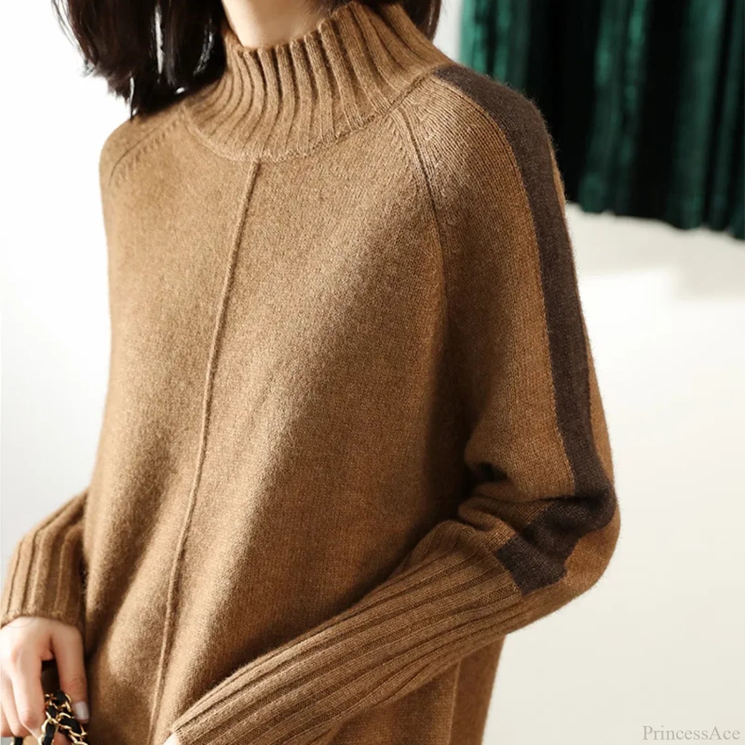 Turtleneck Wool Knit Warm Sweater