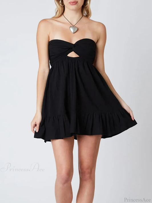 Twisted Cut-Out Mini Dress minidress-250223