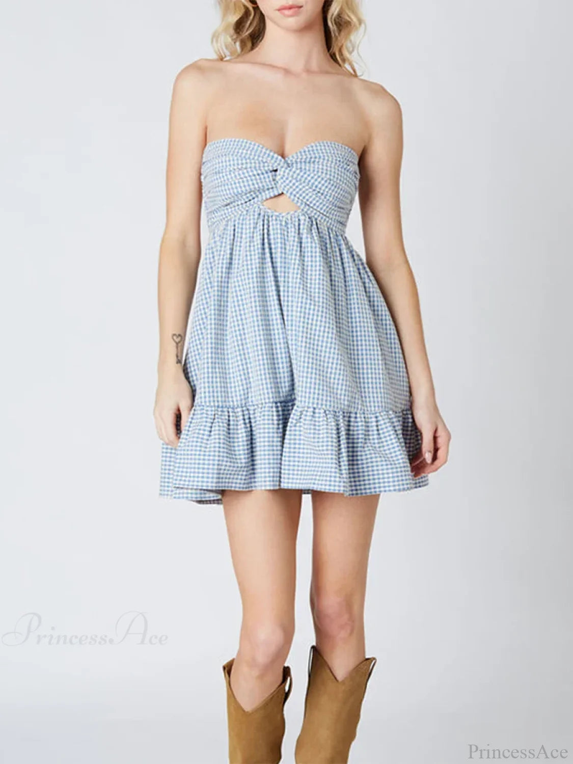 Twisted Cut-Out Mini Dress minidress-250223