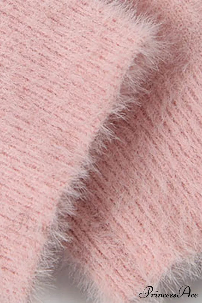 V Neck Color Solid Cardigan Cardigans