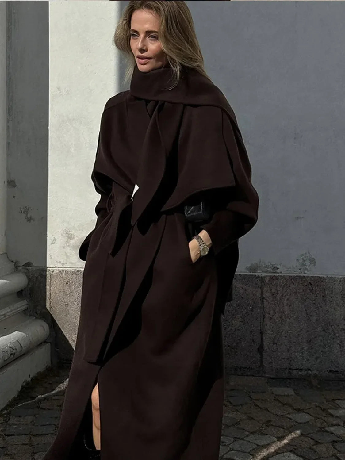 Vintage Brown Wool Blends coat