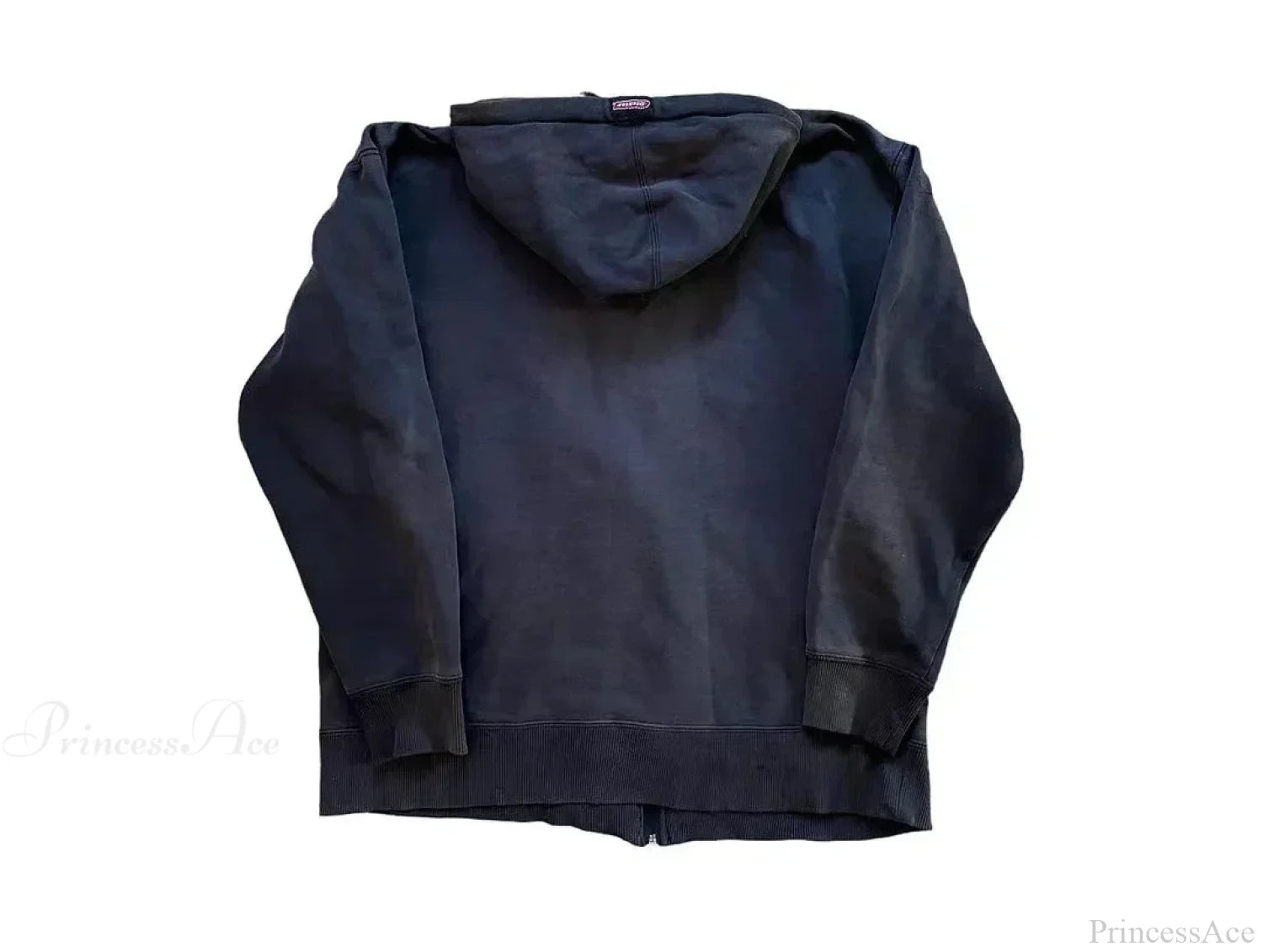 Vintage Gothic Skull Zip Up Hoodie