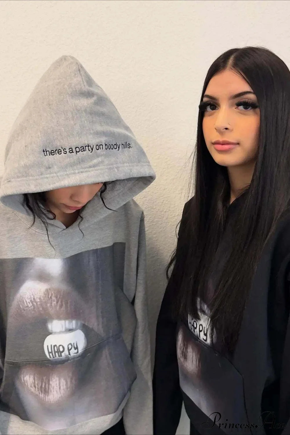 Vintage Harajuku Graphic Print Trendy Hoodie