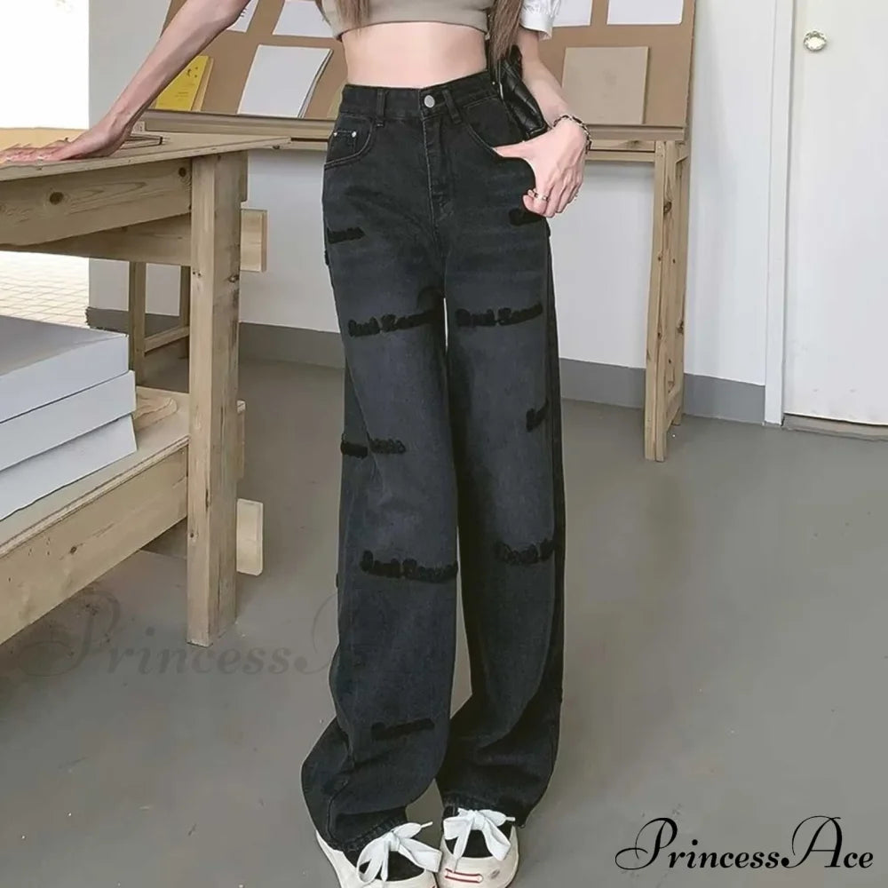 Vintage High Waist Oversize Sweatpants Jeans