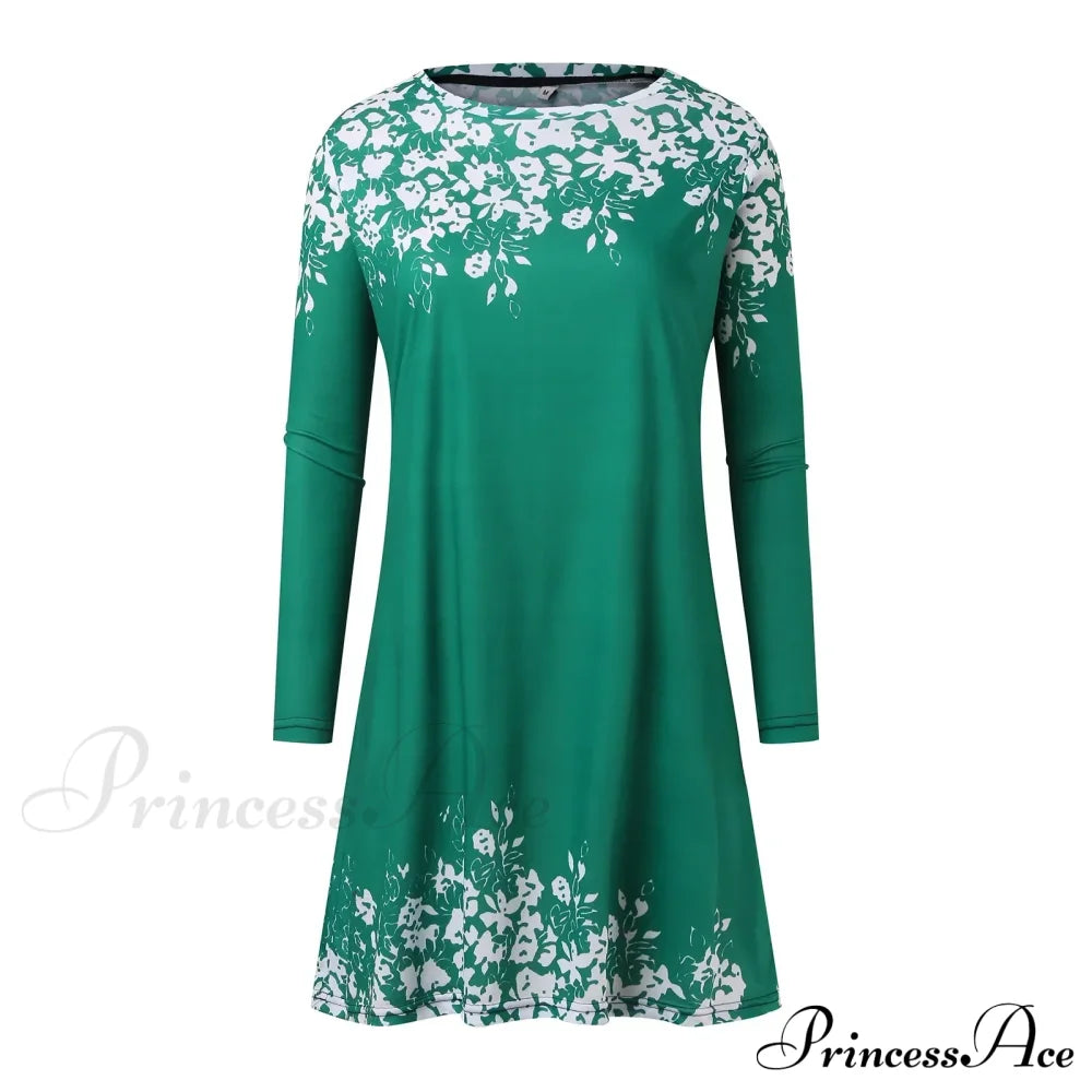 Vintage Polka Dot Print Long Maxi Round Neck Short Sleeve Pockets Loose Casual Summer 2024 Dress