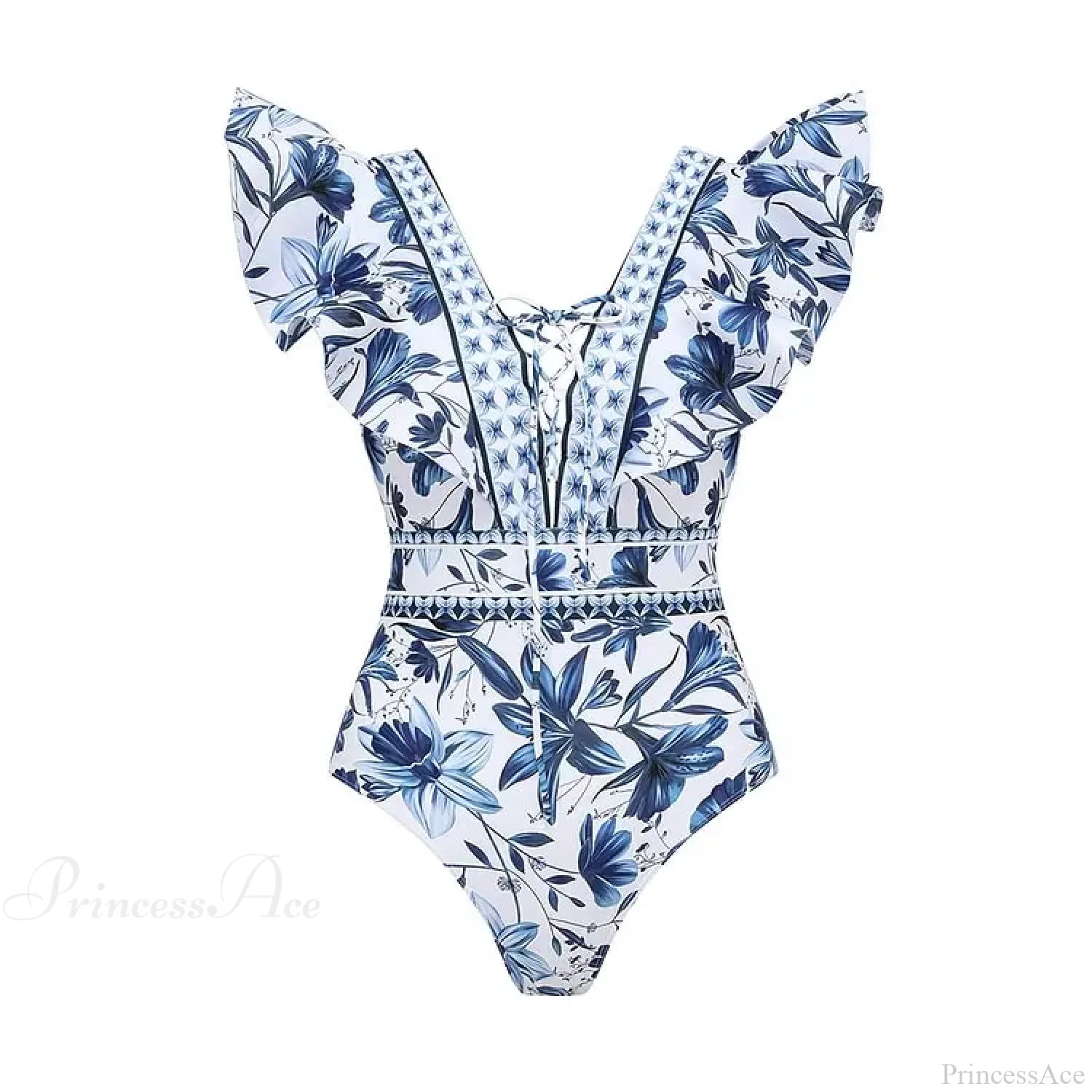 Vintage Printed Sarong Two Piece Set color12 / S