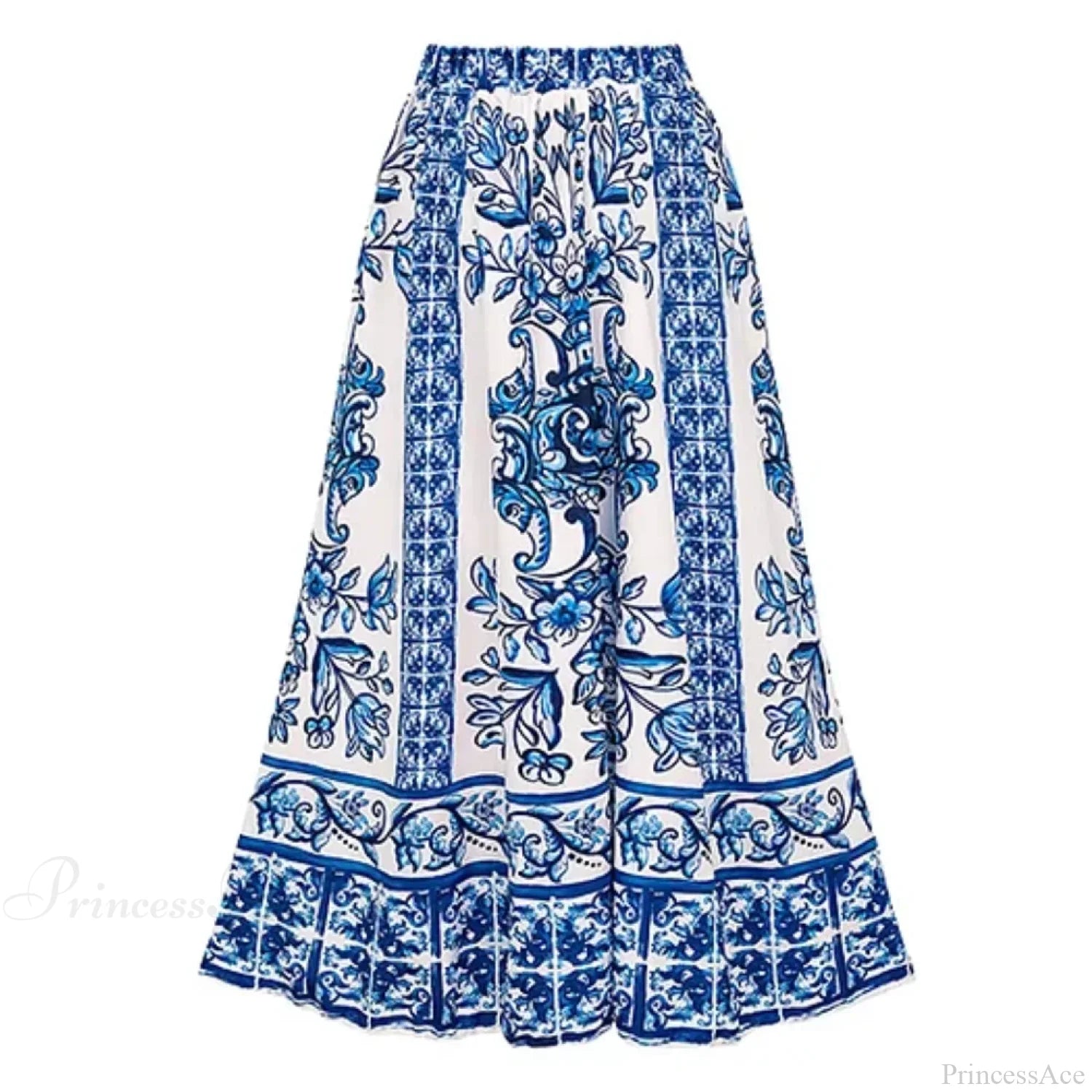 Vintage Printed Sarong Two Piece Set color7 / S