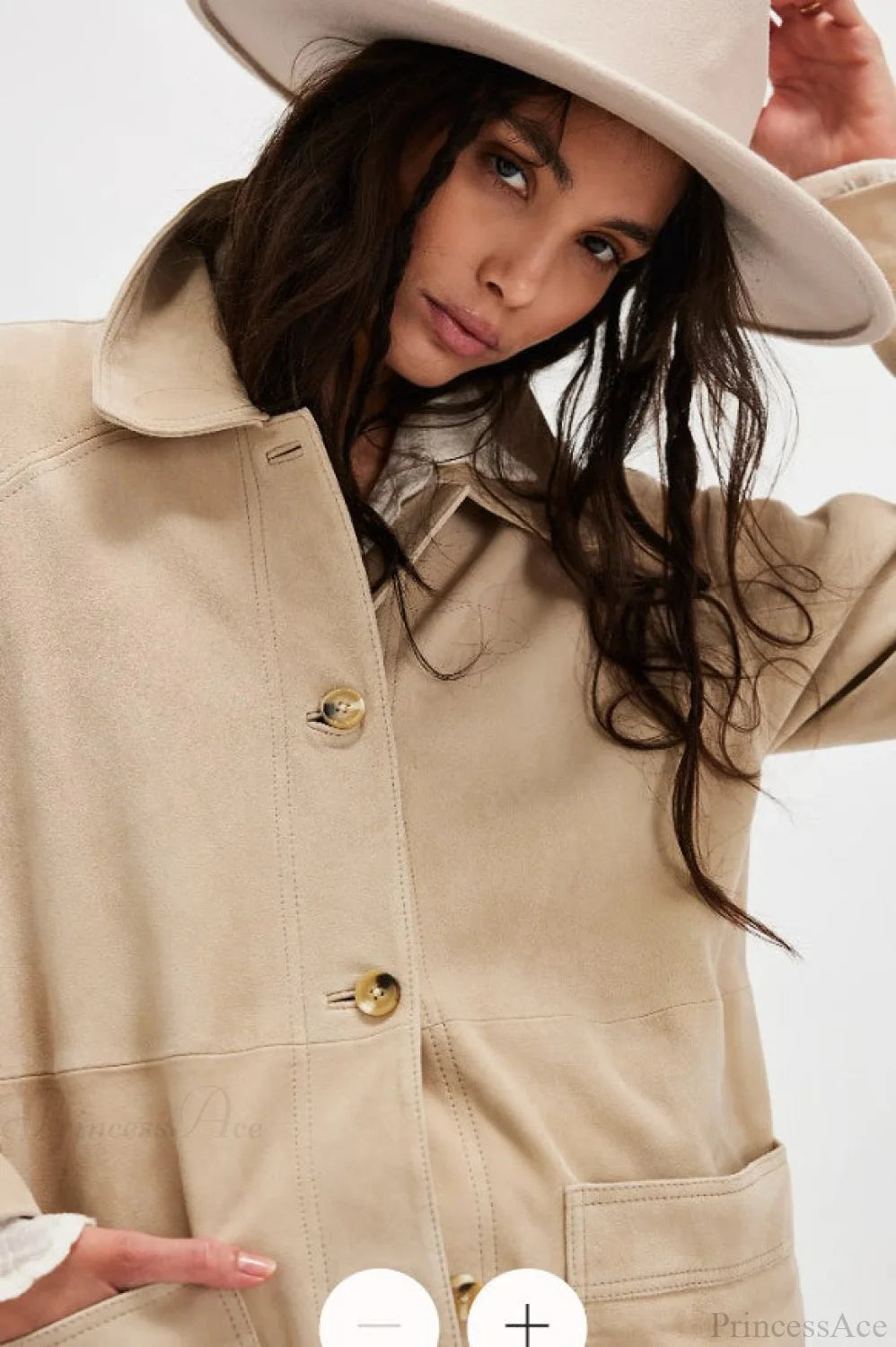 Vintage Simple Suede Single Breasted Jacket