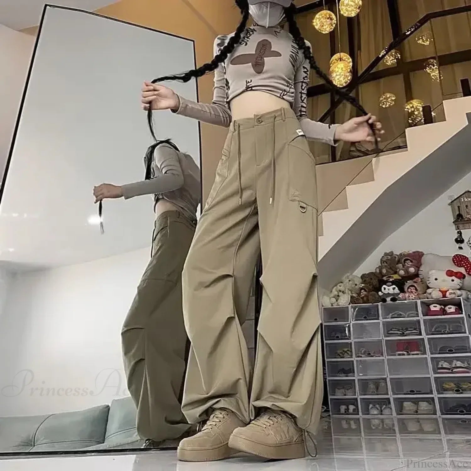 Vintage Y2K Cargo Streetwear Pants